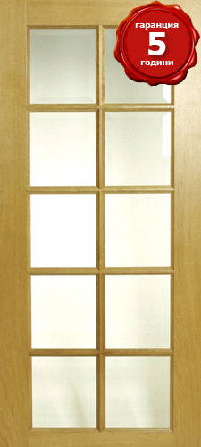 Интериорна врата със стъкло мрежа – 500 лв.