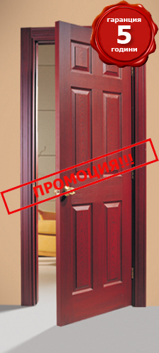 Интериорна врата с орнаменти модел ASSOS – 405 лв. /крайна цена с монтаж/